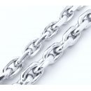 Silver Anchor Chain Necklace 10mm 50-60cm 177-221g